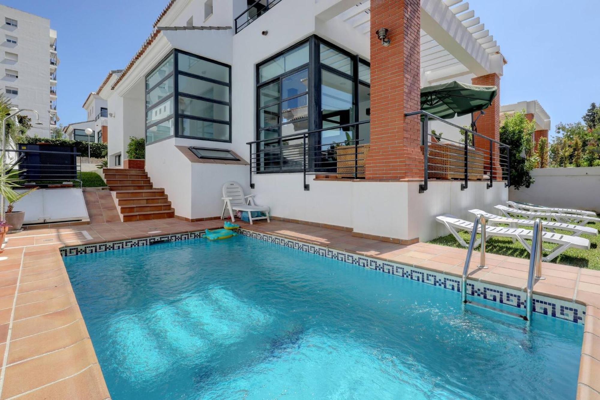 011 Bright And Spacious Villa With Private Pool Benalmádena Εξωτερικό φωτογραφία